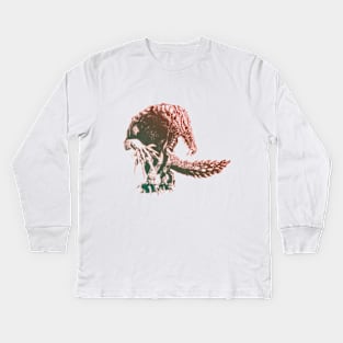 Brute Wolf Wyvern Kids Long Sleeve T-Shirt